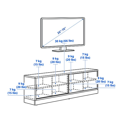 TONSTAD Measurement Illustration