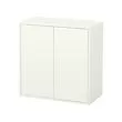 EKET - cabinet w 2 doors and 1 shelf, white, 70x35x70 cm | IKEA Indonesia - PE614311_S2