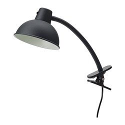 SKURUP - Clamp spotlight, black