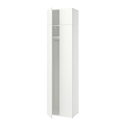 LASTARE - Wardrobe combination, white, 60x42x240 cm