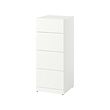 LASTARE - lemari 4 laci, putih, 40x42x100 cm | IKEA Indonesia - PE997658_S2