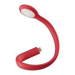 HÖSTULOTA - Lampu USB LED, merah, 30 cm