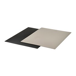 FINFÖRDELA - Bendable chopping board, black/dark grey-beige, 28x36 cm