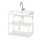 TVÄLLEN/ENHET - open wash-stand with 2 shelves, white, 64x43x65 cm | IKEA Indonesia - PE929861_S1