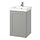 TVÄLLEN/ENHET - wash-stnd w door/wash-basin/tap, grey/grey frame, 44x43x65 cm | IKEA Indonesia - PE929862_S1