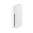 METOD - Base cabinet with shelves, white/Vallstena white, 20x60x80 cm