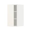 METOD - Wall cabinet with shelves, white/Vallstena white, 30x37x60 cm