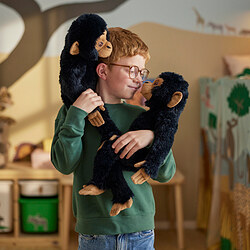 SANDLÖPARE - Boneka, simpanse/hitam, 32 cm