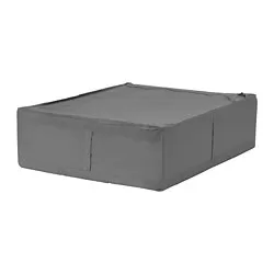 SKUBB - Storage case, dark grey, 69x55x19 cm