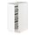 METOD - base cabinet with wire baskets, white Enköping/white wood effect, 40x60x80 cm | IKEA Indonesia - PE855872_S1