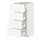 METOD/MAXIMERA - base cab 4 frnts/4 drawers, white Enköping/white wood effect, 40x37x80 cm | IKEA Indonesia - PE855760_S1