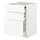 METOD/MAXIMERA - kab dasar+perm meja tarik/3 laci, putih Enköping/putih efek kayu, 60x60x80 cm | IKEA Indonesia - PE855762_S1