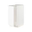 METOD - Base cab f sink/waste sorting, white Enköping/white wood effect, 40x60x80 cm