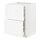 METOD/MAXIMERA - kbnt dsr u kompor/2 pintu dpn/2lc, putih Enköping/putih efek kayu, 60x60x80 cm | IKEA Indonesia - PE855899_S1