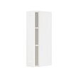 METOD - Wall cabinet with shelves, white Enköping/white wood effect, 20x37x80 cm