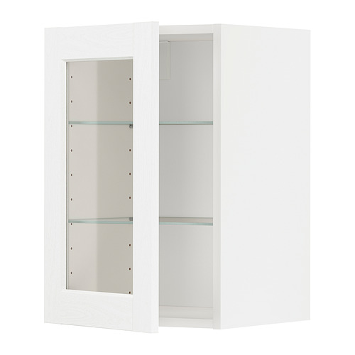 METOD kabinet dinding dgn rak/pintu kaca
