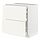 METOD/MAXIMERA - base cb 2 frnts/2 low/1 md/1 hi drw, white/Vallstena white, 80x60x80 cm | IKEA Indonesia - PE894224_S1