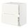 METOD/MAXIMERA - base cab f sink+2 fronts/2 drawers, white/Vallstena white, 80x60x80 cm | IKEA Indonesia - PE894269_S1