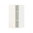 METOD - Wall cabinet with shelves, white/Vallstena white, 40x37x80 cm