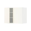 METOD - Wall cabinet with shelves/2 doors, white/Vallstena white, 80x37x60 cm