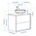 LERSJÖN/ÄNGSJÖN - wash-stnd w drawers/wash-basin/tap, high-gloss white/black marble effect, 82x49x79 cm | IKEA Indonesia - PE959947_S1