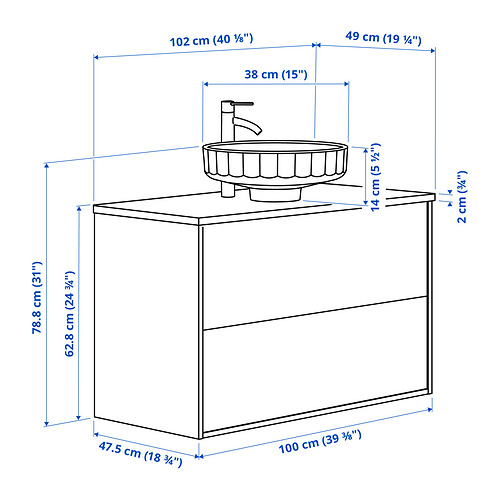 LERSJÖN/ÄNGSJÖN Measurement Illustration