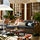 SOLLERÖN - 3-seat modular sofa, outdoor, with footstool brown/Frösön/Duvholmen dark grey, 223x144x88 cm | IKEA Indonesia - PE717309_S1