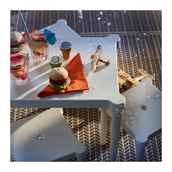 UTTER - Children's table, in/outdoor/white