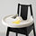 BLÅMES - kursi makan anak dengan baki, hitam | IKEA Indonesia - PE613164_S1