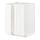 METOD - kabinet dasar u bak cuci + 2 pintu, putih Enköping/putih efek kayu, 60x60x80 cm | IKEA Indonesia - PE855797_S1