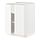 METOD - kabinet dasar dg rak/2 pintu, putih Enköping/putih efek kayu, 60x60x80 cm | IKEA Indonesia - PE855935_S1