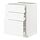 METOD/MAXIMERA - base cb 3 frnts/2 low/1 md/1 hi drw, white Enköping/white wood effect, 60x60x80 cm | IKEA Indonesia - PE855936_S1