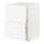 METOD/MAXIMERA - base cab f sink+2 fronts/2 drawers, white Enköping/white wood effect, 60x60x80 cm | IKEA Indonesia - PE855822_S1