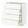 METOD/MAXIMERA - kabinet dasar 4 pintu depan/4 laci, putih Enköping/putih efek kayu, 80x37x80 cm | IKEA Indonesia - PE855950_S1
