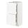 METOD/MAXIMERA - kab dasar dg 2 pintu/3 laci, putih Enköping/putih efek kayu, 40x37x80 cm | IKEA Indonesia - PE855701_S1