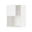 METOD - Kbnt dinding untuk microwave oven, putih Enköping/putih efek kayu, 60x37x80 cm