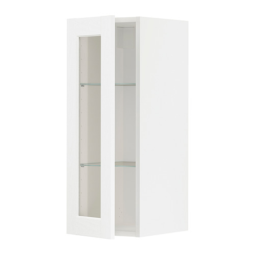 METOD kabinet dinding dgn rak/pintu kaca