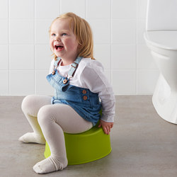 LÄTTSAM Baby bath, white/green - IKEA