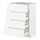 METOD/MAXIMERA - kabinet dasar 4 pintu depan/4 laci, putih Enköping/putih efek kayu, 60x37x80 cm | IKEA Indonesia - PE855856_S1