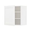 METOD - Wall cabinet with shelves, white Enköping/white wood effect, 60x37x60 cm