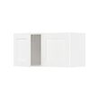 METOD - Kabinet dinding dengan 2 pintu, putih Enköping/putih efek kayu, 80x37x40 cm