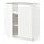 METOD - base cabinet with shelves/2 doors, white Enköping/white wood effect, 80x37x80 cm | IKEA Indonesia - PE855752_S1