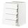 METOD/MAXIMERA - base cb 4 frnts/2 low/3 md drwrs, white Enköping/white wood effect, 60x60x80 cm | IKEA Indonesia - PE855887_S1