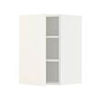 METOD - Wall cabinet with shelves, white/Vallstena white, 40x37x60 cm