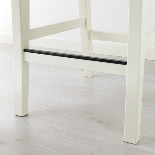 Ingolf Bar Stool With Backrest White Ikea Indonesia