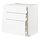 METOD/MAXIMERA - base cab f hob/3 fronts/3 drawers, white Enköping/white wood effect, 80x60x80 cm | IKEA Indonesia - PE856048_S1