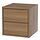 EKET - cabinet with 2 drawers, brown/walnut effect, 35x35x35 cm | IKEA Indonesia - PE960066_S1