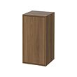 EKET - kabinet dengan pintu dan 1 rak, cokelat/kesan kayu walnut, 35x35x70 cm | IKEA Indonesia - PE960064_S2