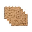 SOLABBORRE - Place mat, cork/dotted, 42x32 cm