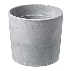 BOYSENBÄR - Pot tanaman, dalam/luar ruang abu-abu muda, 12 cm